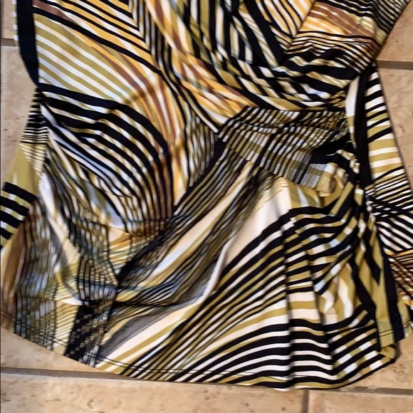 Striped Wrap Blouse - Picture 3 of 4